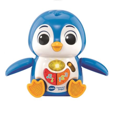 Vtech Baby Flip Flap Mon Pingouin 1, 2, 3 - French - 9-36 Months