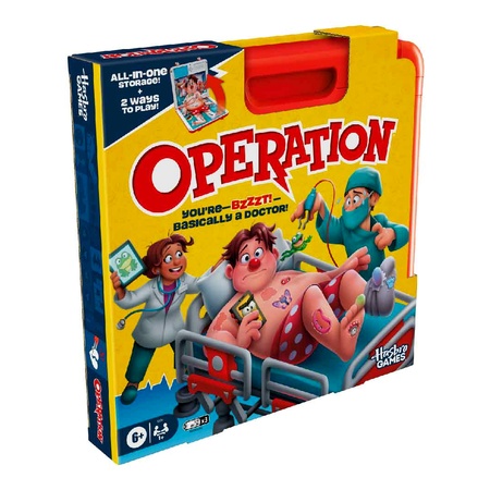 Hasbro Operation Electronic Skill Game - English - 6+ Years