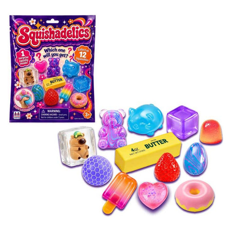 Squishadelics Wave 1 Squishies Blind Bag Surprise Toy - 3+ Years