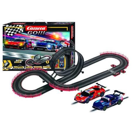 Carrera GO!!! GT Powerplay Slot Car Racing Set - English - 158 x 68 cm - 6+ Years