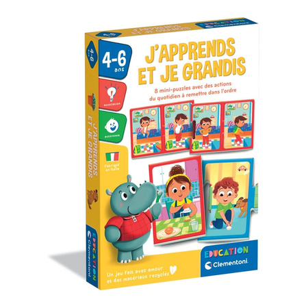 Clementoni Learn and Grow Educational Game - English - 18.9 x 27.6 x 3.7 cm - 4+ Years