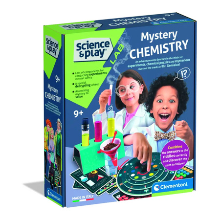 Clementoni Mystery Chemistry Lab - English - 15 x 21 x 5.5 cm - 8+ Years