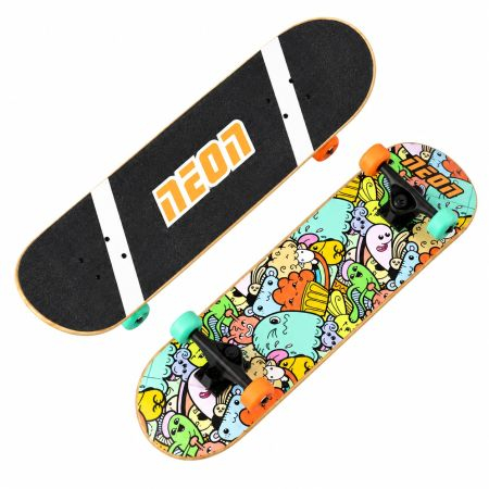 Yvolution Neon Delta 28 Skateboard - Green - 8+ Years