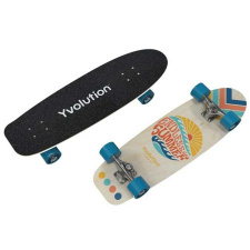 Yvolution YV Cruiser 30 LED Skateboard - White - 8+ Years