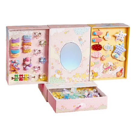 Mideer Hair Clips Gift Box  Starlit Charm, 68 Accessories  3+ Years  43.9 x 25.1 cm