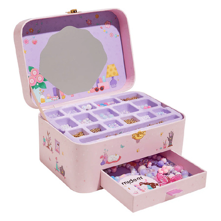 Mideer Charm Bracelet Making Kit with Jewelry Box  8+ Years