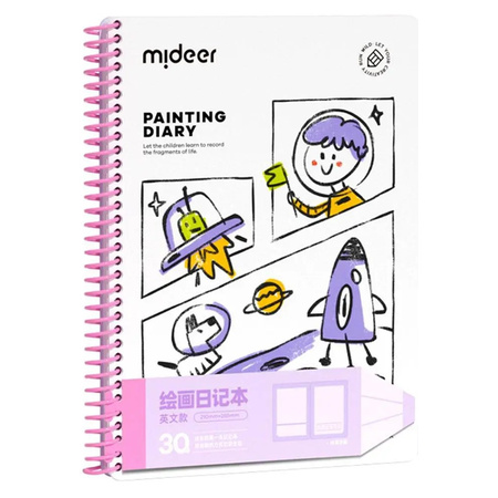 Mideer Painting Diary  My First Journal, 30 Sheets  4+ Years  21 x 28 x 1 cm