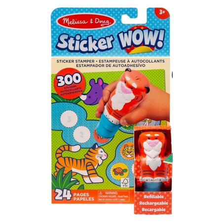 Melissa & Doug Sticker WOW Activity Pad and Sticker Stamper Bundle - Assorted - 3+ Years