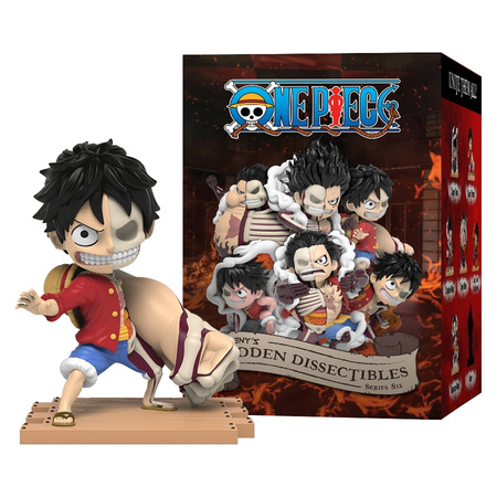 Mighty Jaxx Freeny's Hidden Dissectibles: One Piece (Luffys Gears Edition) - Single Blind Box - Approximately 10.2 cm Tall