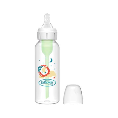 Dr Brown's Anti-Colic Options+ Narrow Baby Bottle - Lion Design 250ml
