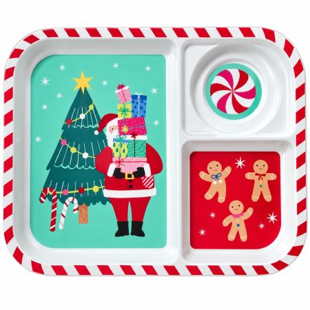 Anko Christmas 3-Section Plate For Kids 26.5 x 20.5 cm