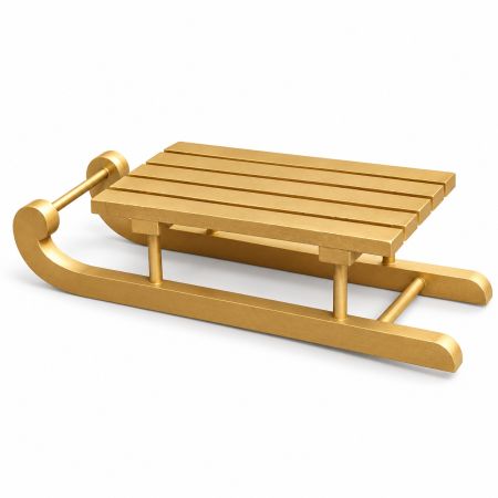 Butlers Decorative Christmas Santa Sleigh Gold 30 x 11 x 7 cm