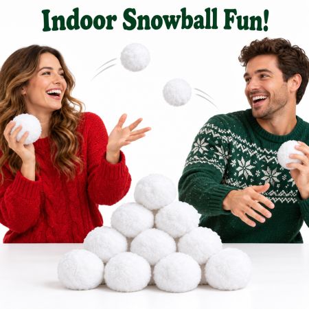 Wilko Indoor Snowball Set Of 20 Pcs