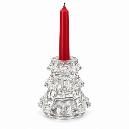 Glass Christmas Tree Candles Holder 7.3 x 7.3 x 7.7 cm