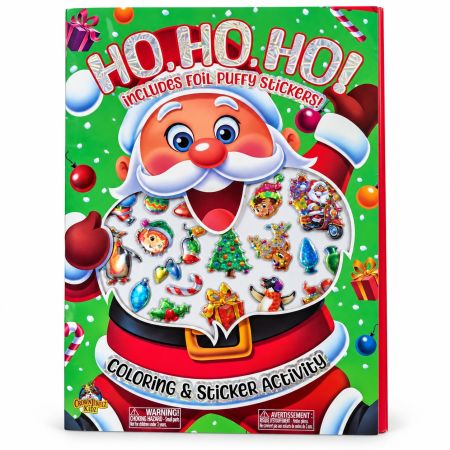 Christmas Coloring & Sticker Activity Book 3+ Years