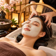 90 min Japanese Head Massage With Deep Facial Treatment 