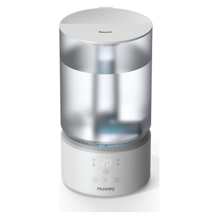 Nutricook Nuwey Ultrasonic Cool Mist Humidifier, White, 4L