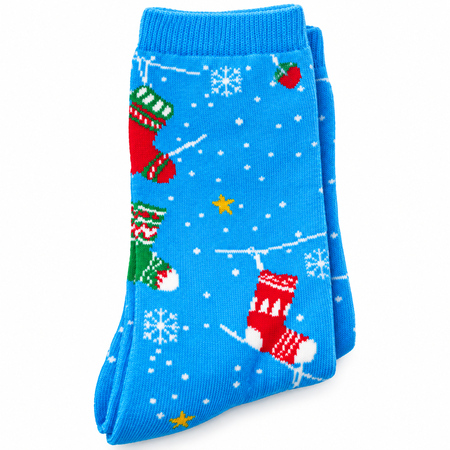 Hikiddo Christmas Kids Socks Christmas Stockings 1 Pair Age 5+ Years
