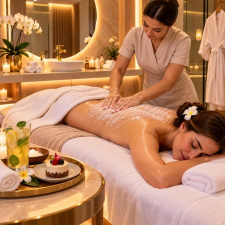 VIP Ultimate 3-Hour Pampering & Rejuvenation Escape (Japanese Head Spa, Full Body Scrub Massage, Manicure & Pedicure, Hair Brushing, VIP Room, Drink & Small Cake
