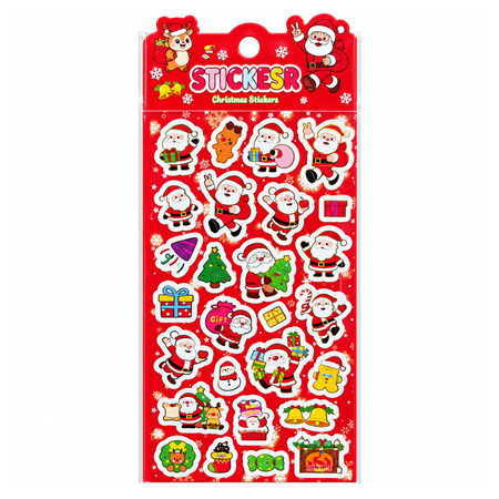 Christmas Santa Sticker Sheet