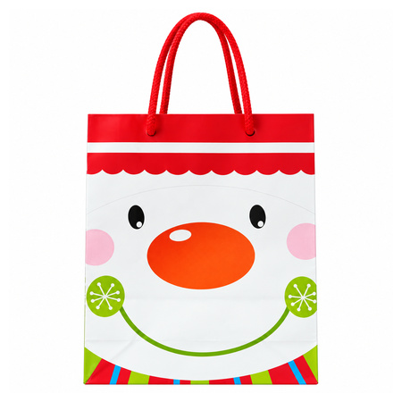 Christmas Snowman Gift Bag 24 x 18 cm
