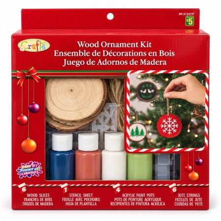 Wood Ornament Kit 4+ Years