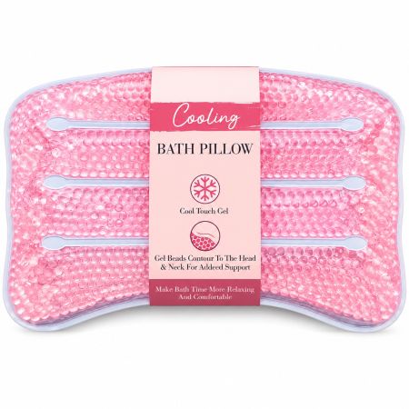 Cooling Gel Bath Pillow For Head & Neck