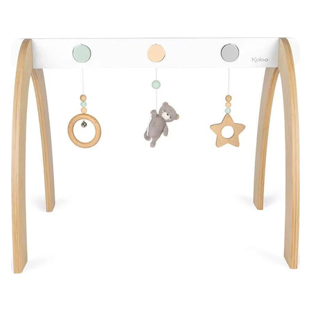Kaloo My Activity Gym - Green/Grey/Salmon - 65 x 45 cm - 0+ Month