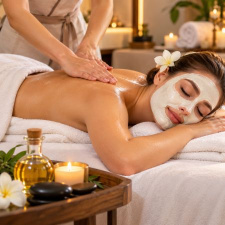 90 min Full Body Relaxing Massage + Facial Scrub & Mask
