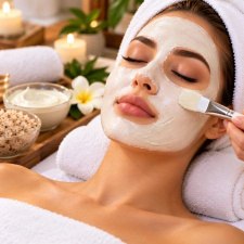 45 min Facial Glow Ritual Refreshing Scrub & Nourishing Mask