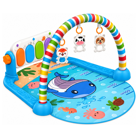Baby Kick-and-Play Piano Activity Gym - Blue - 0+ Month
