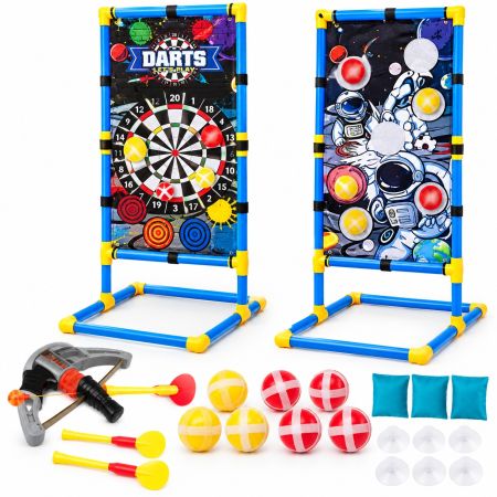 2-in-1 Kids Target Toss & Archery Challenge Game - 3+ Years