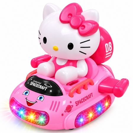 Hello Kitty 360 Degree Spinning Spacecraft Toy 3+ Years