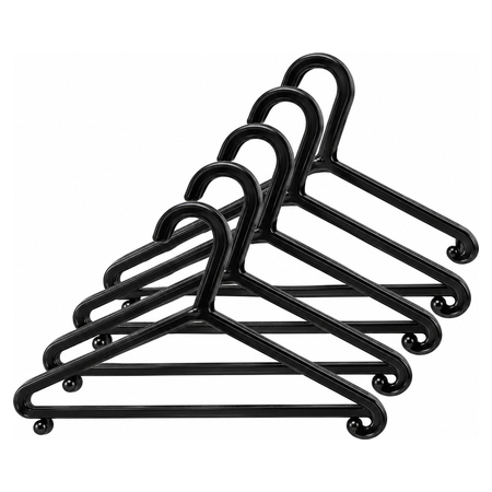 Black Clothes Hangers 5 Pcs 29 x 10 cm