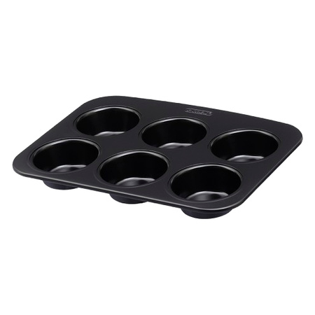 Pyrex Glide Nonstick Muffin Tray, 6 Cups - 27 x 20 x 3 cm