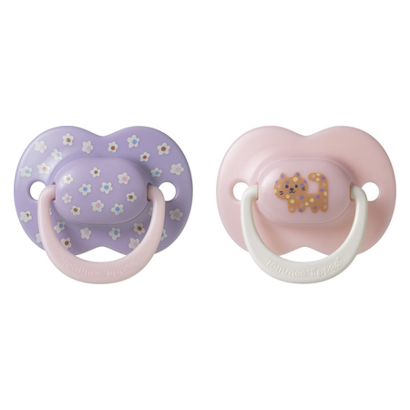 Tommee Tippee - Ultimate Fit Soothers - Girls, 2 Pack - 618 Months