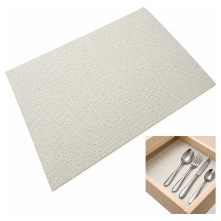 Anti-Slip Fridge, Drawer and Shelf Liner - 45 x 90 cm - Beige