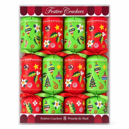 Christmas Crackers Red/Green 1 Pc