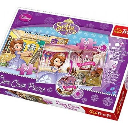 60% Off Trefl 2 in 1 Sofia the First Lumi Color Puzzle (Only $8 istead ...