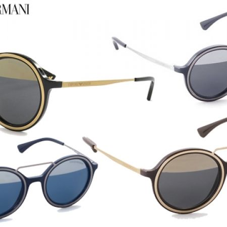 armani round sunglasses