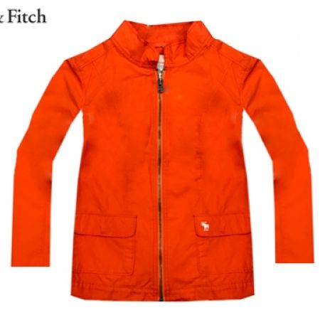 abercrombie and fitch orange jacket