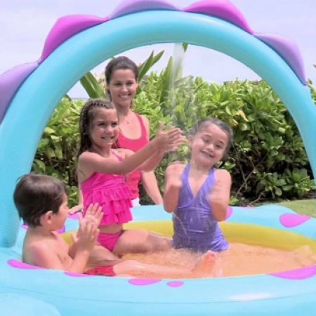 Intex Inflatable Dino Spray Pool Makhsoom