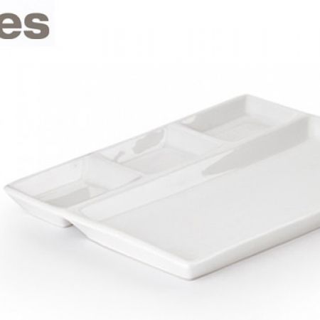 Stokes Porcelain Davida Rectangular Raclette-Fondue Plate 26 x 20 cm ...