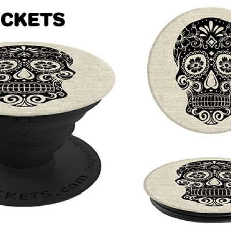 Cell Phones Sugar Skull Popsocket Popsockets Candy Skull Teal