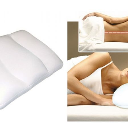 Air Infused Orthopedic Micro Bead Cloud White Pillow 43 X 31 X 14
