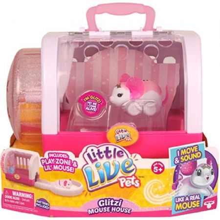 Little Live Pets Season 3 Lil Mouse House Pink Makhsoom