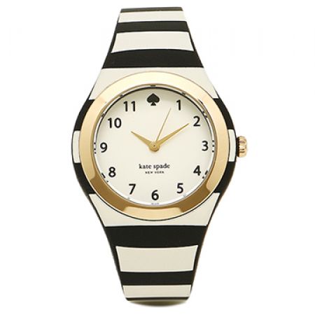 Kate Spade Beige and Black Dot Watch Kate Spade New York Beige & Black Polka Dot Silicone Watch  main image 4