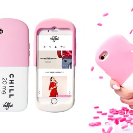 Valfre 3D Handmade Silicone Case For iPhone 7 Chill Pill - Makhsoom
