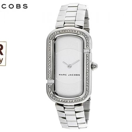 Marc Jacobs The Jacobs White Dial Oval Watch For Women  display picture 3