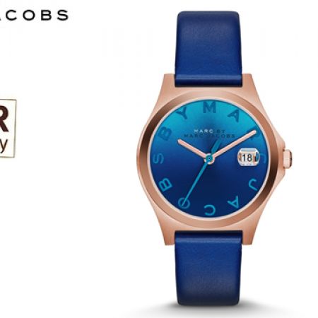 marc jacobs blue watch